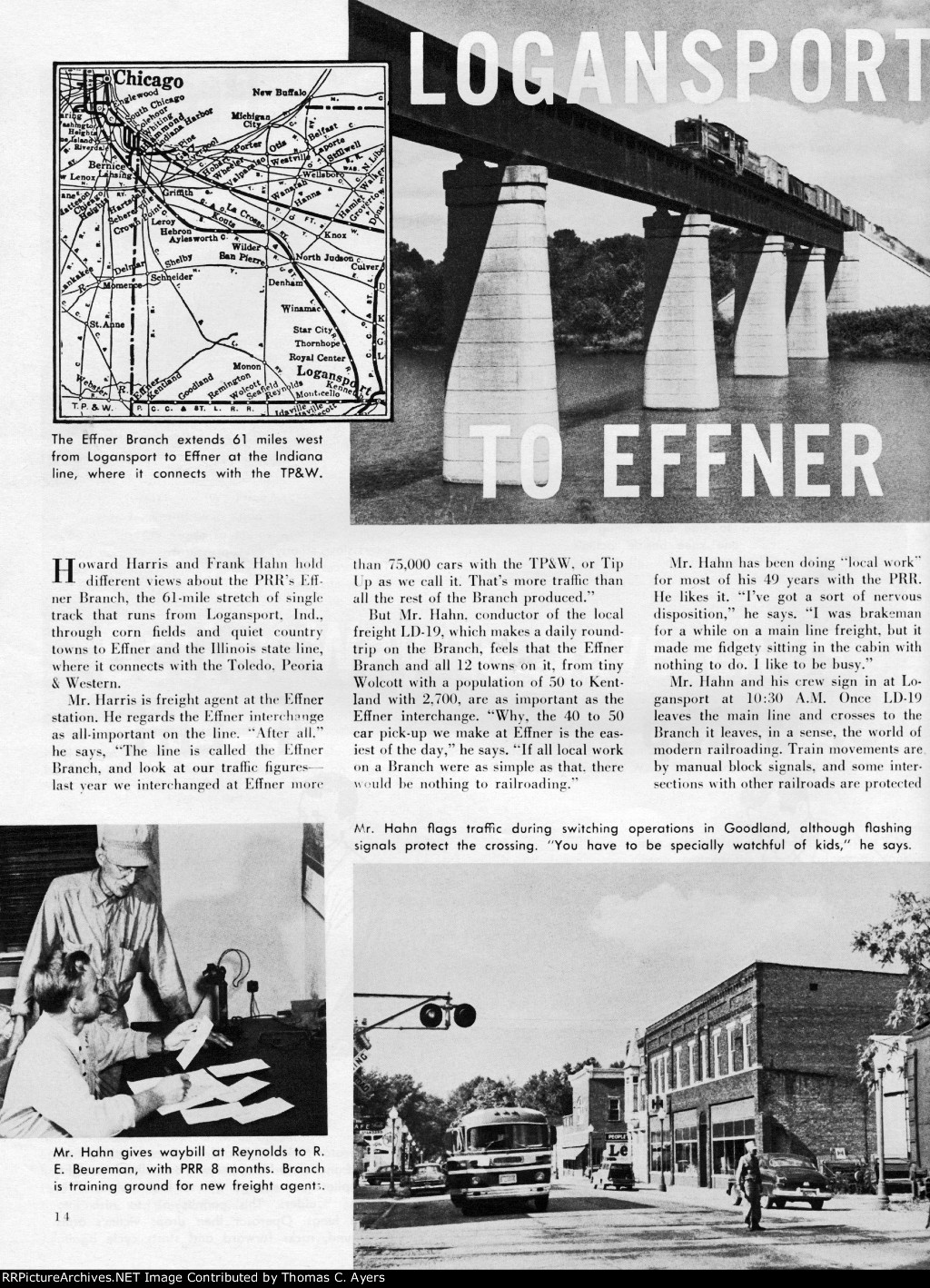 PRR "Logansport To Effner," Page 14, 1952